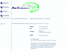 Tablet Screenshot of aircontact.eu